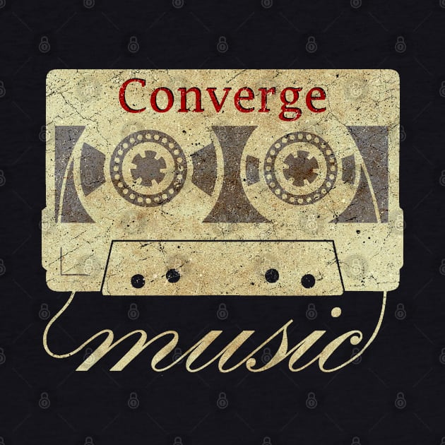 ElaCuteOfficeGirl, cassette tape Converge vintage by ElaCuteOfficeGirl Waving Hand